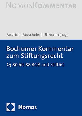 Nomos / Bochumer Kommentar zum Stiftungsrecht